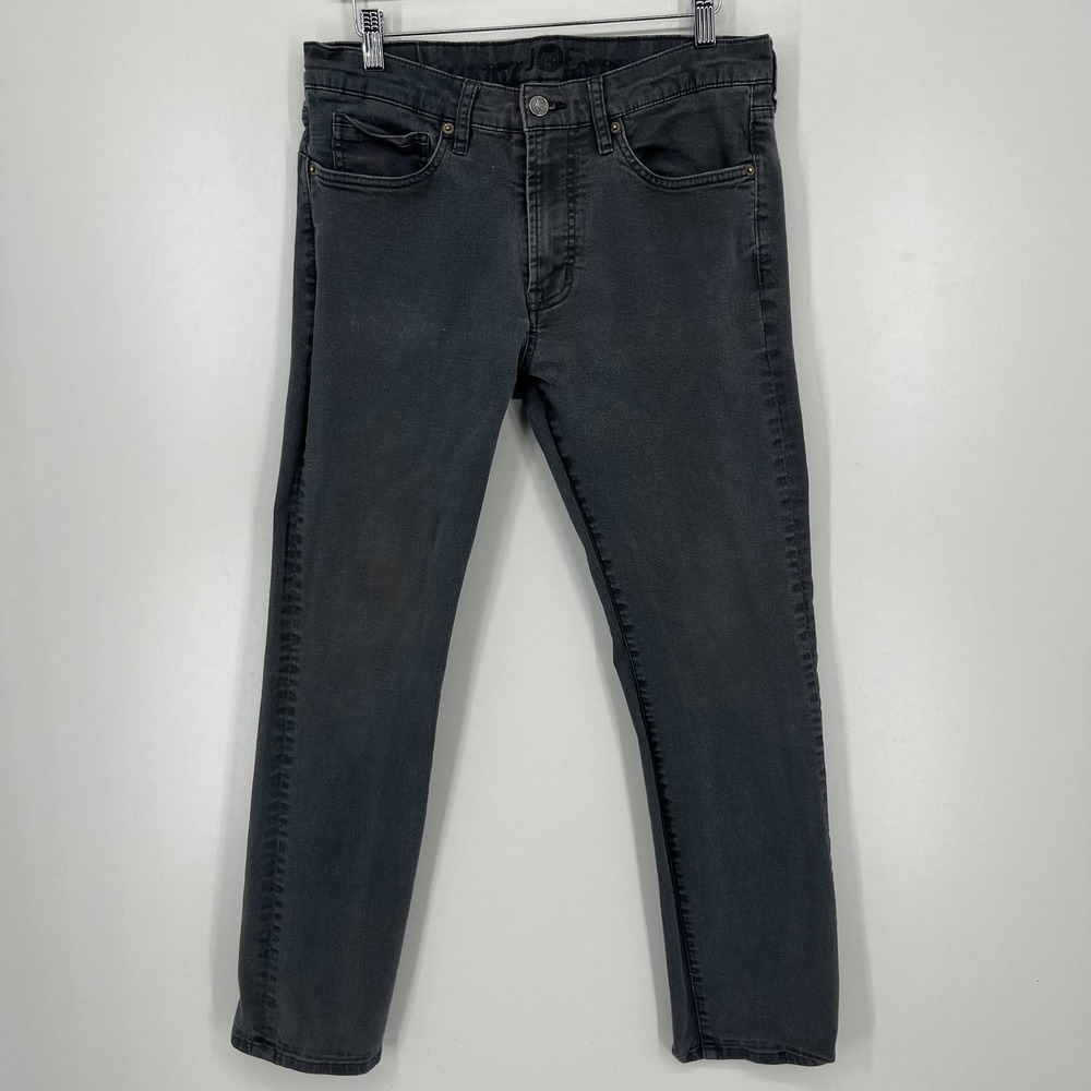 Joseph Abboud Pipe‎ Slim Mens Jeans 34x32 Faded Black Stretch Denim